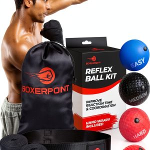 Boxerpoint Reflex Ball Nylon Trainer for Kids-0