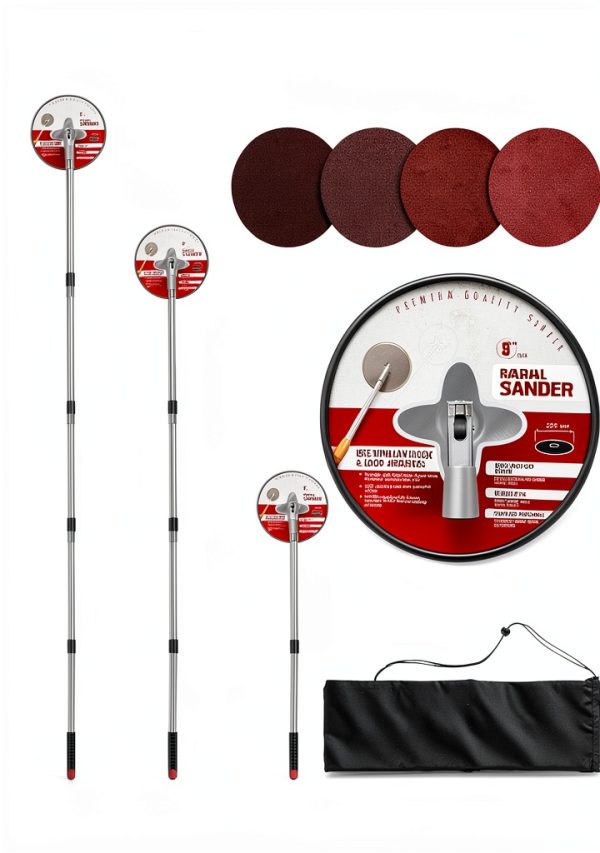 Konvixon 9 inch Sander Drywall Sanding Kit-2