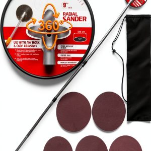 Konvixon 9 inch Sander Drywall Sanding Kit-0