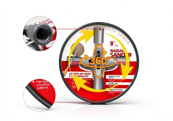 Konvixon 9 inch Sander Drywall Sanding Kit-3