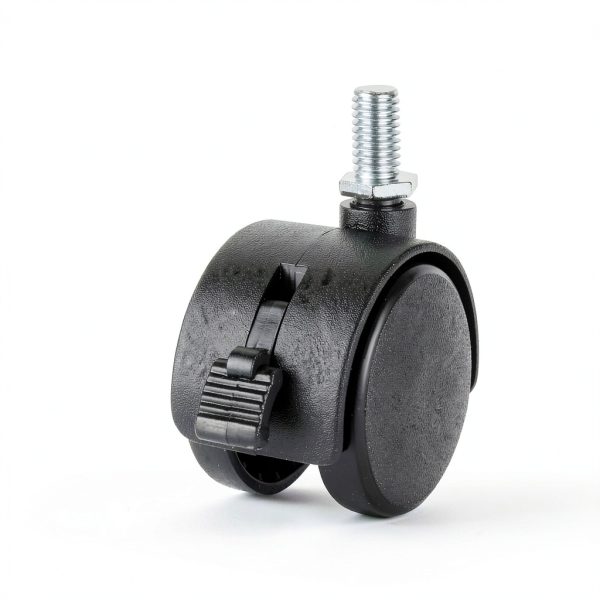 4 Pack 1.5" Swivel Stem Caster Wheels by Dalyndar Metal Locking Brake-1