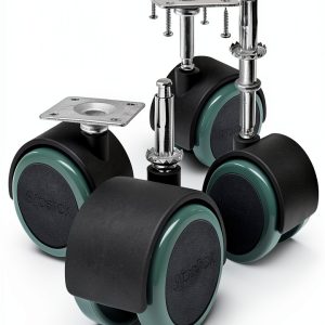 Slipstick CB681 2 Inch Floor Protector Rubber Caster Wheels-0