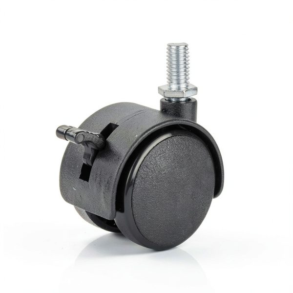 4 Pack 1.5" Swivel Stem Caster Wheels by Dalyndar Metal Locking Brake-3