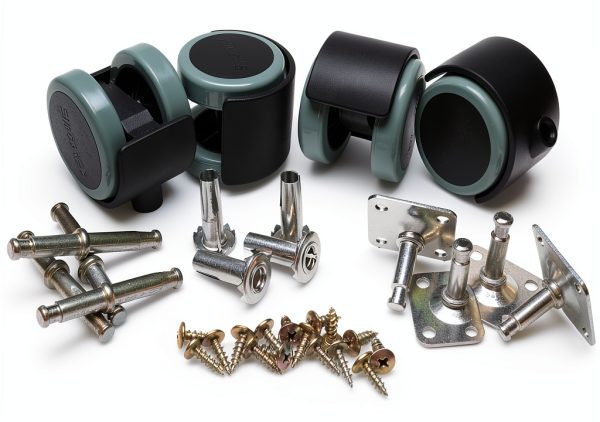 Slipstick CB681 2 Inch Floor Protector Rubber Caster Wheels-1